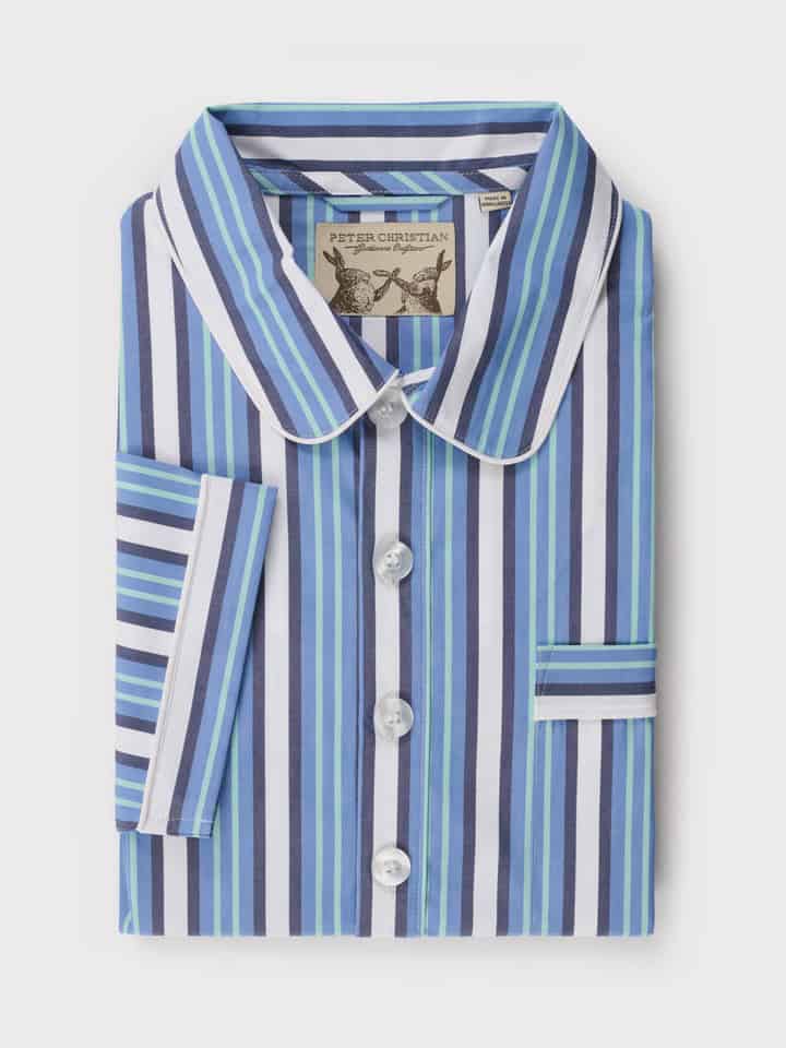 Blue and Turquoise Nightshirt Flat