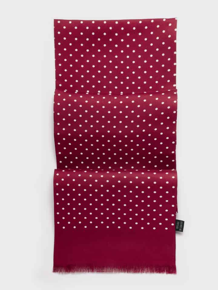 Burgundy Birkin Silk Scarf