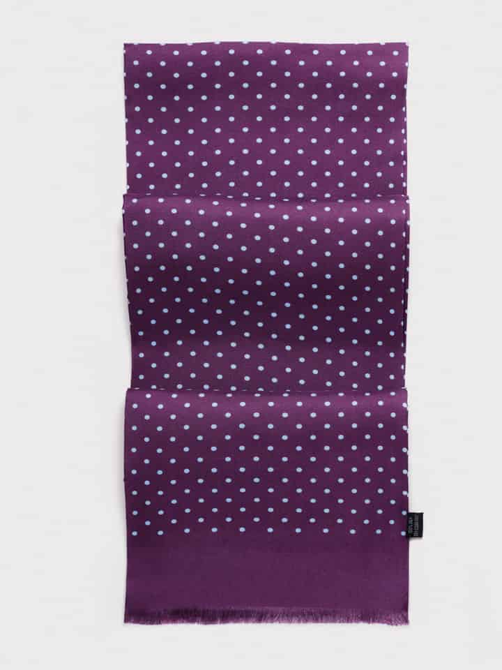 Purple & Sky Birkin Silk Scarf