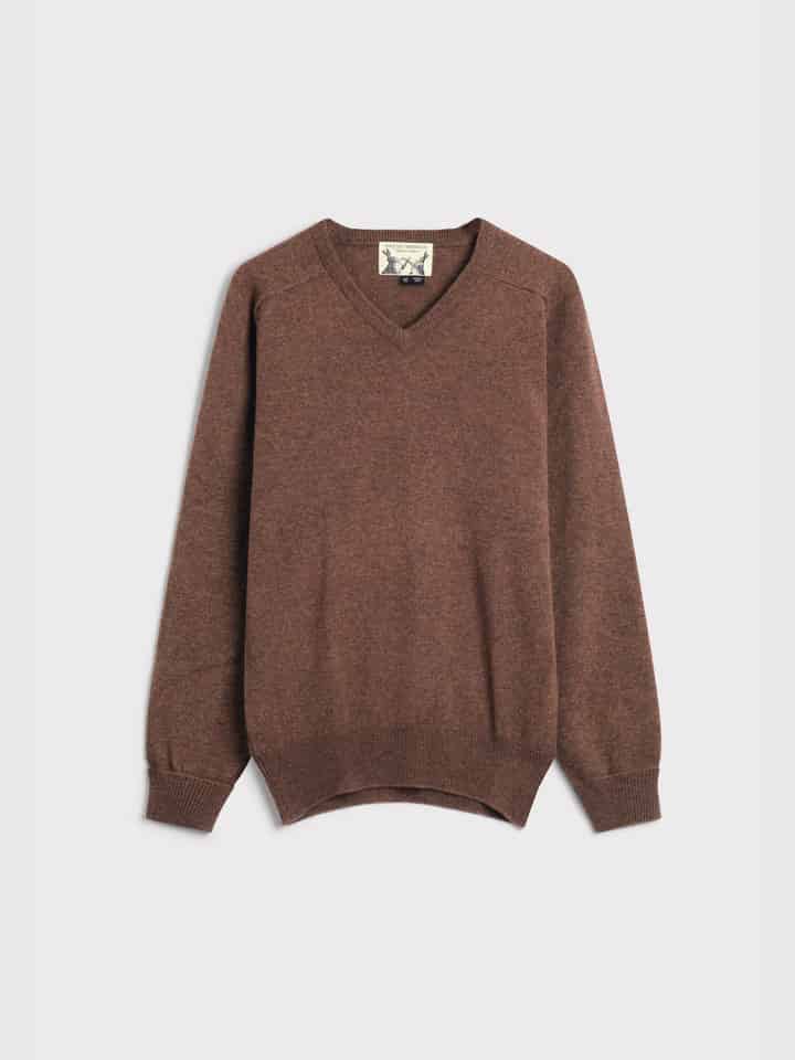 Walnut Lambswool Jumper