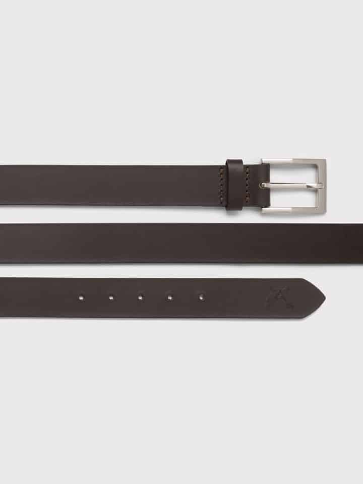 Mens Brown Essential Leather Belt