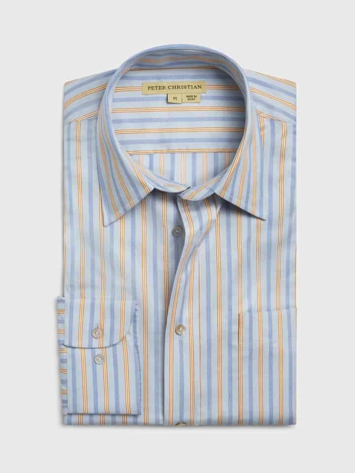 Blue Gold Egyptian Cotton Shirt