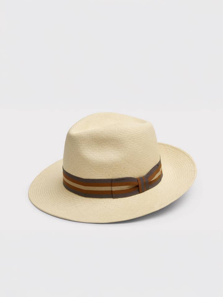 Mens Superfine Panama Hat Side
