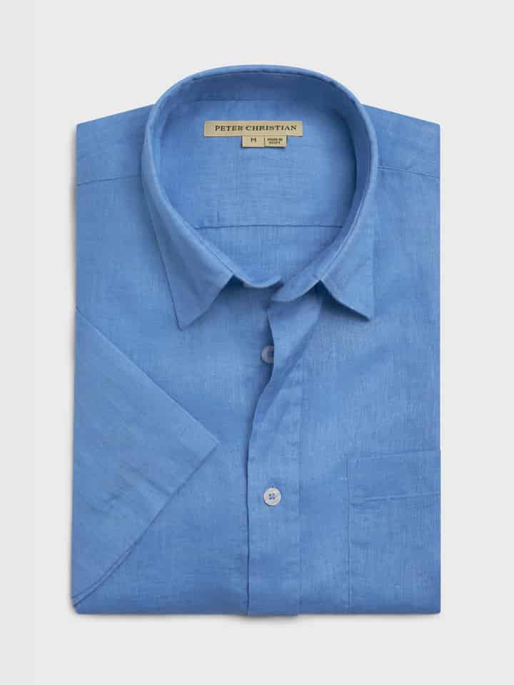 Blue Linen Shirt