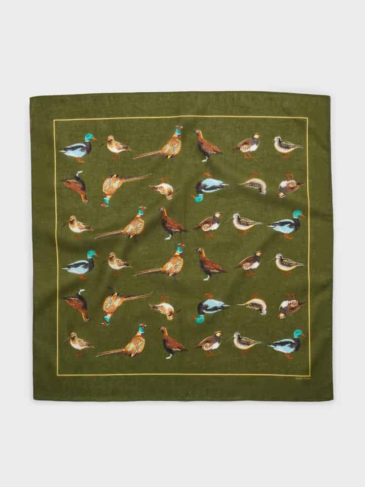 Mens Green Game Birds Giant Hank