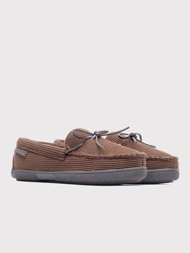 Brown Hush Puppies Ace Cord Slipper