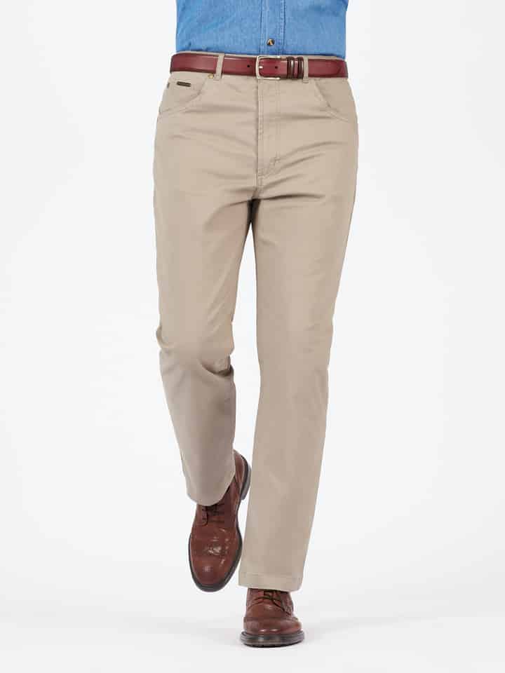 Men's Sand Brown Jeano Trousers