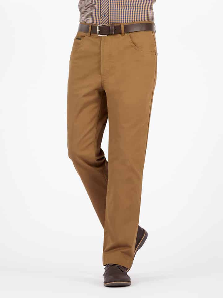 Men's Toffee Brown Jeano Trousers