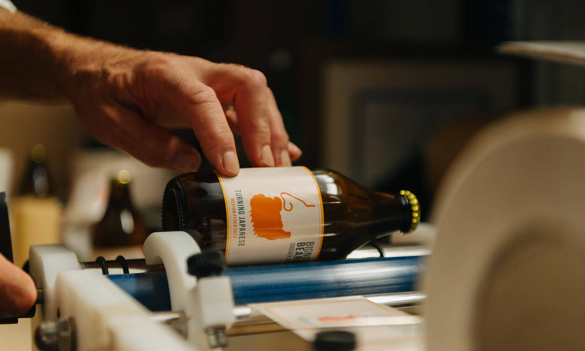 Bignose & Beardy - Bottle Labelling